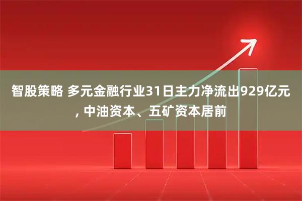 智股策略 多元金融行业31日主力净流出929亿元, 中油资本、五矿资本居前